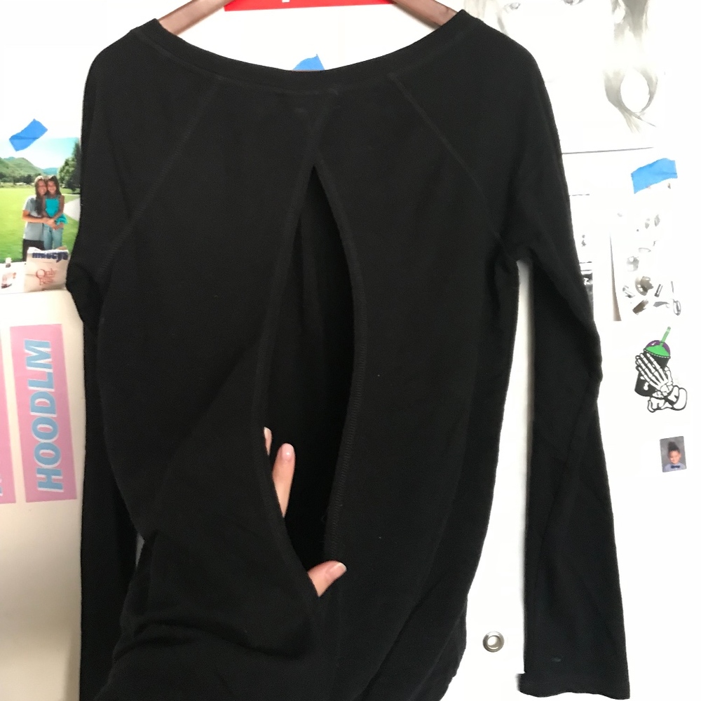 Zella long sleeve with open back